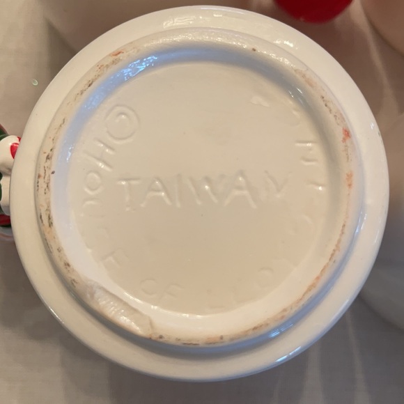 Vintage Ceramic Christmas House Of Loyd Christmas Elves NOEL Mugs. Set o… - Picture 5 of 7